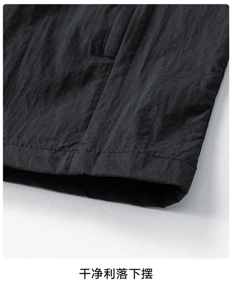 Oversize 7XL 8XL UV Protection Lightweight Jacket Men