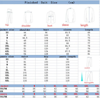 Brown Men's Slim Fit Double Breasted Suit Blazer