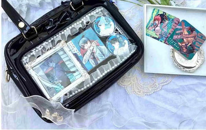 Y2K Transparent Bow Ita Bag Women Crossbody Handbag