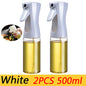 Oil Spray Bottle for Cooking Kitchen Plastic 200ml 300ml 500ml