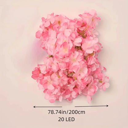 Artificial Flower Garland Lights for Home Decoration