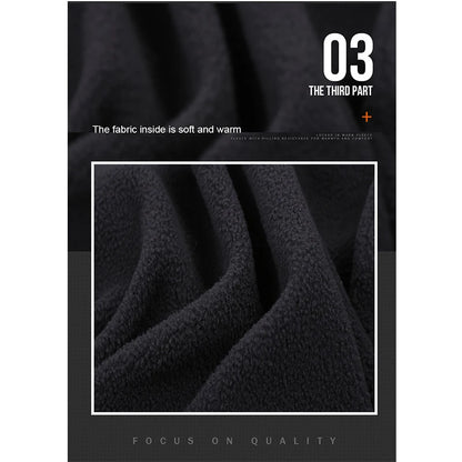 Men's Winter Soft Shell Hiking Pants with Fleece Lining
