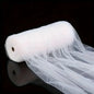 50M White Tulle Fabric for Wedding and Party Decor