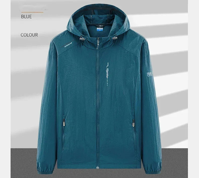 Men's UV Protection Quick Dry Windbreaker Jacket
