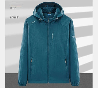 Men's UV Protection Quick Dry Windbreaker Jacket