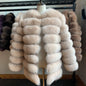 4in1 Real Fox Fur Coat for Women