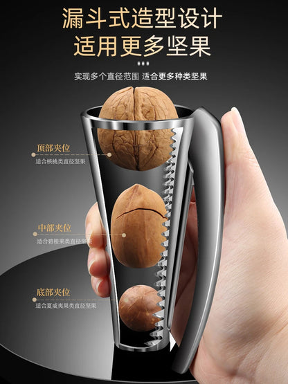 Nutcracker Tool for Cracking Hazelnuts and Walnuts