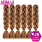 24 Inch Jumbo Braiding Hair Extensions Synthetic Ombre