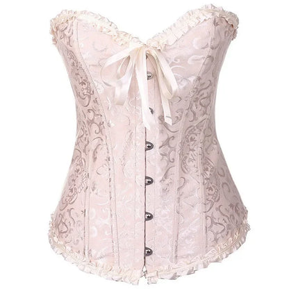 Gothic Lace Up Corset Shapewear for Women