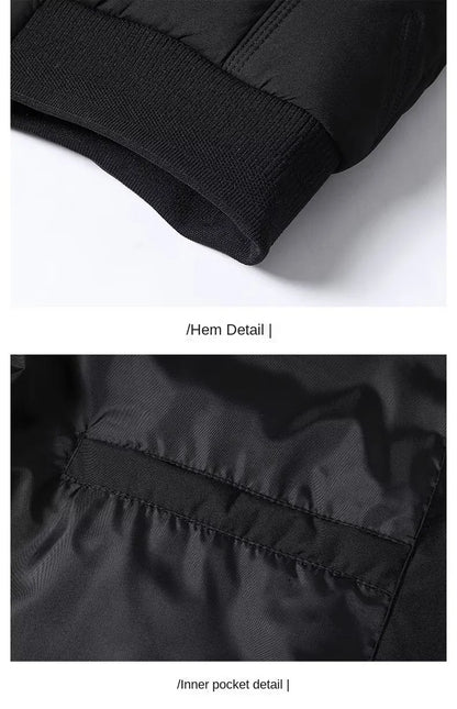 Men's Casual Cotton Baseball Jacket for Autumn and Winter