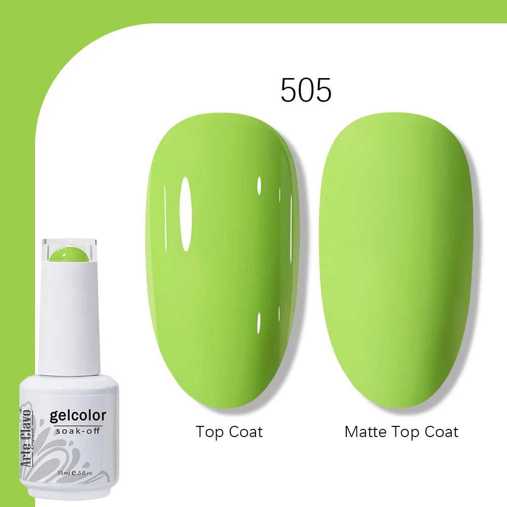 Arte Clavo 15ml UV Gel Nail Polish Summer Colors