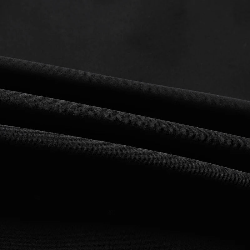 Men's Casual Running Shorts Black Gray Polyester