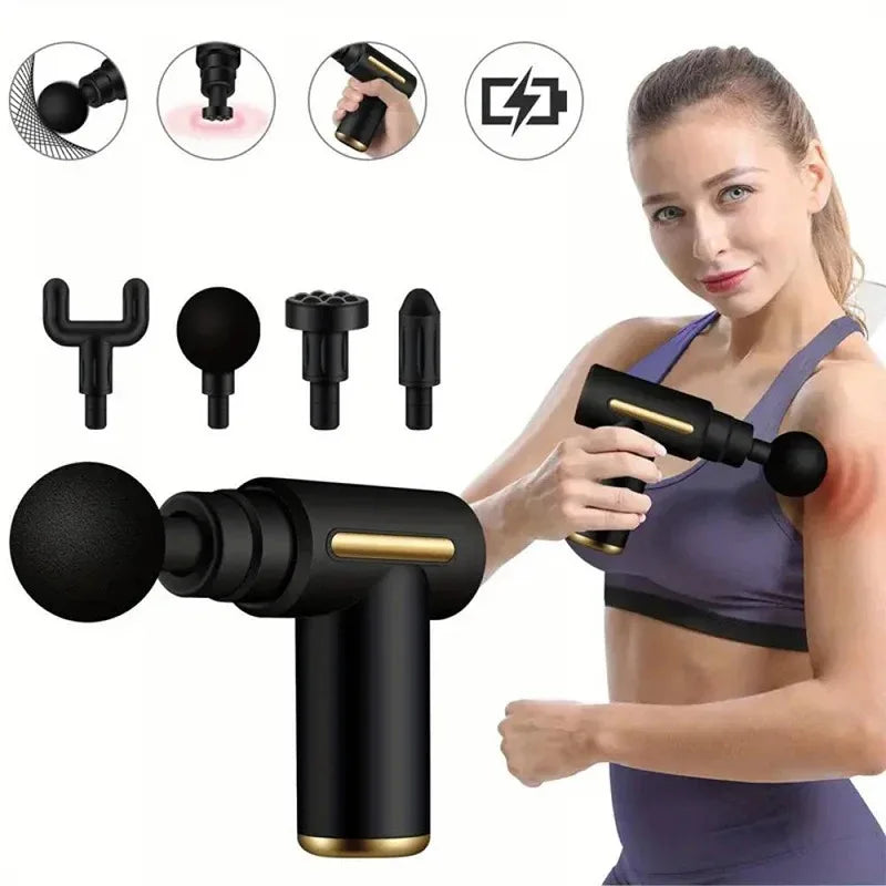 Portable Deep Tissue Massage Gun Adjustable Speed