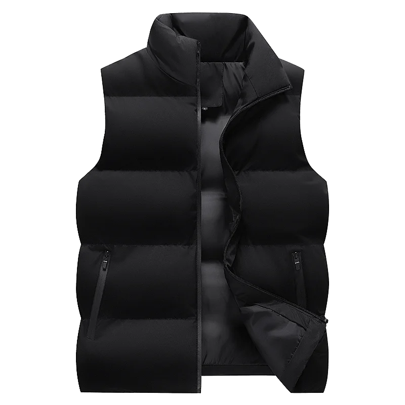 Men's Thick Windproof Sleeveless Vest Jacket