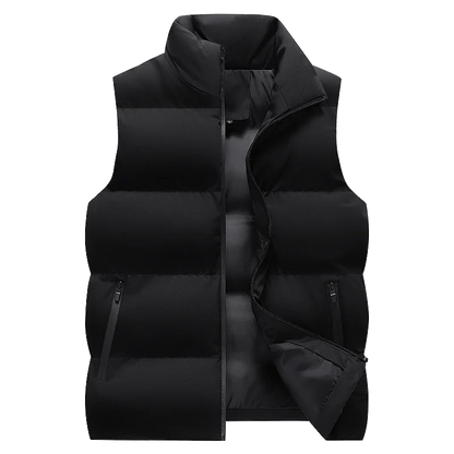 Men's Thick Windproof Sleeveless Vest Jacket