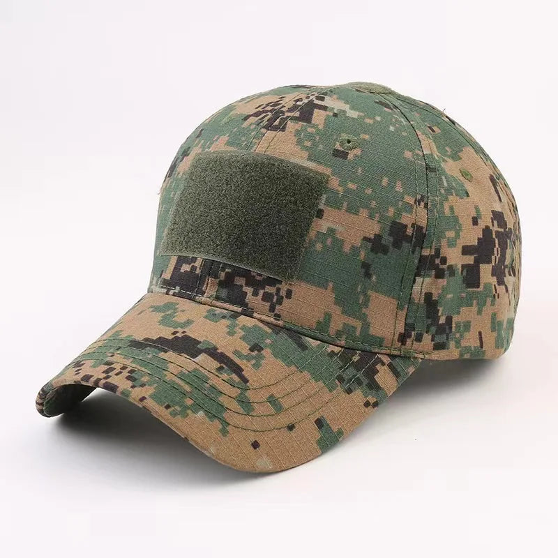 Adjustable Camo Baseball Hat for Outdoor Activities