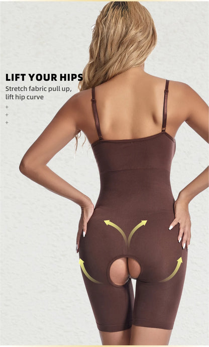 Women Seamless Compression Bodysuit Shapewear