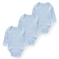 Kiddiezoom 3 Pcs Cotton Long Sleeve Baby Bodysuit