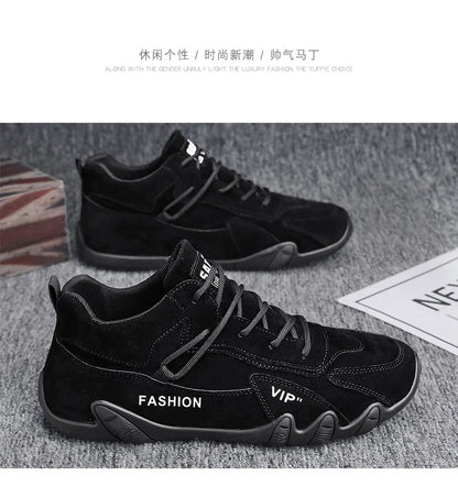 Men's Casual Hiking Shoes with Anti-Slip Comfort