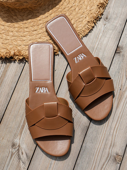 Woven Flat Women's Sandals for Summer Comfort
