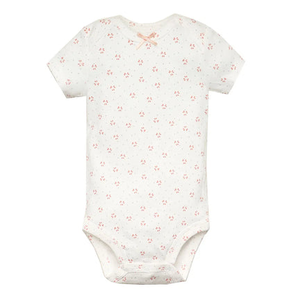 Cotton Summer Girls Bodysuit Set for Newborns