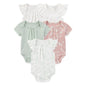 Kiddiezoom Cartoon Short Sleeve Baby Bodysuits 100% Cotton