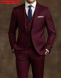 Slim Fit Black Tuxedo Suit Set for Men