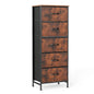 JHK 48 Inch Modern Dresser with 5 Fabric Drawers