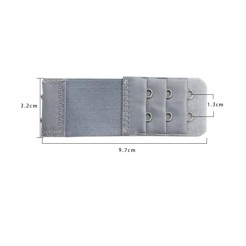 Bra Extender for Women's Adjustable Cotton Strap Natural Color