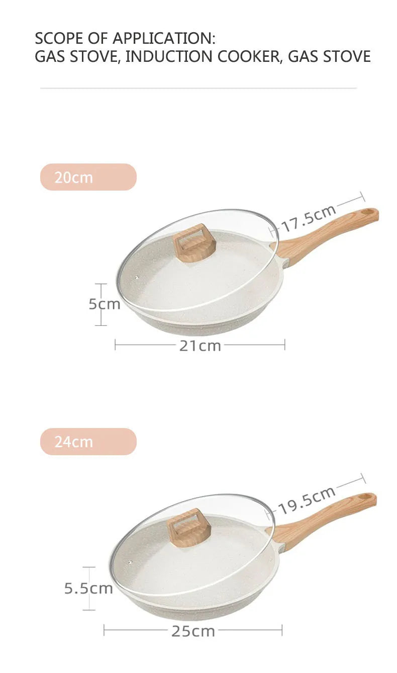 Non-stick Ceramic Frying Pan 28cm for Induction and Gas