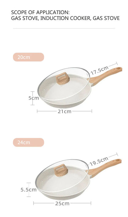Non-stick Ceramic Frying Pan 28cm for Induction and Gas
