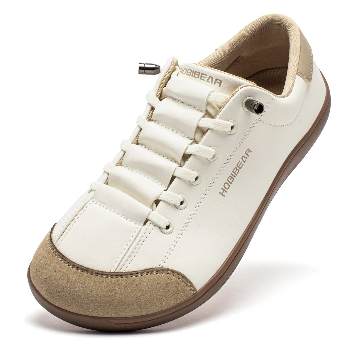 HOBIBEAR Unisex Barefoot Wide Toe Sneakers Artificial Leather