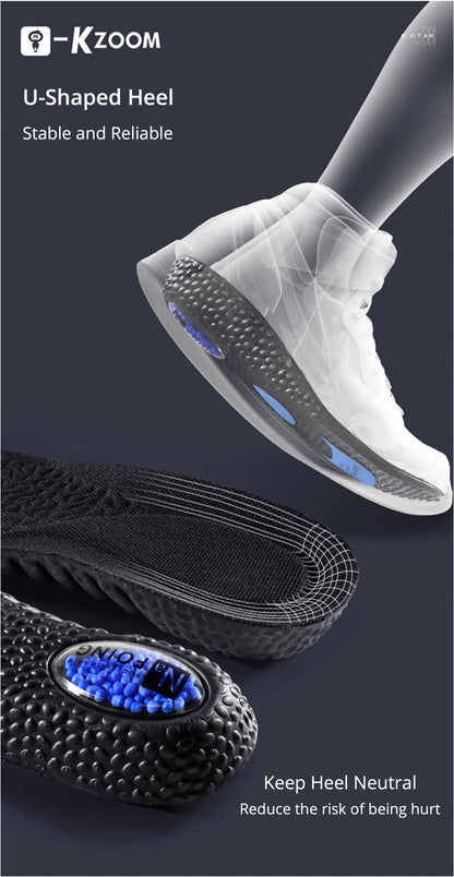 High Elastic EVA Shock Absorption Insoles for Running