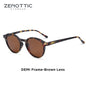 ZENOTTIC Retro Circular Polarized Sunglasses S Size