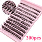 DIY Cluster Lashes 8-16mm Synthetic Hair Extensions