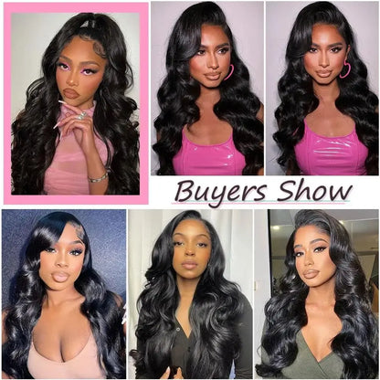 Brazilian Body Wave Virgin Human Hair Wig 360 Lace Frontal