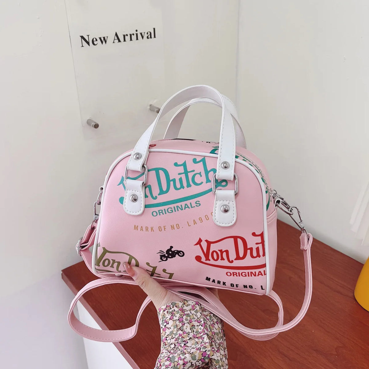 Large Capacity Crossbody Bag for Women Retro Design