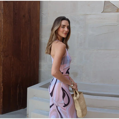 Sheer Mesh Bodycon Maxi Dress for Women