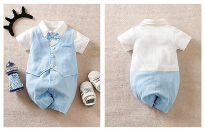 Cotton Baby Bodysuit Summer Short Sleeved Unisex