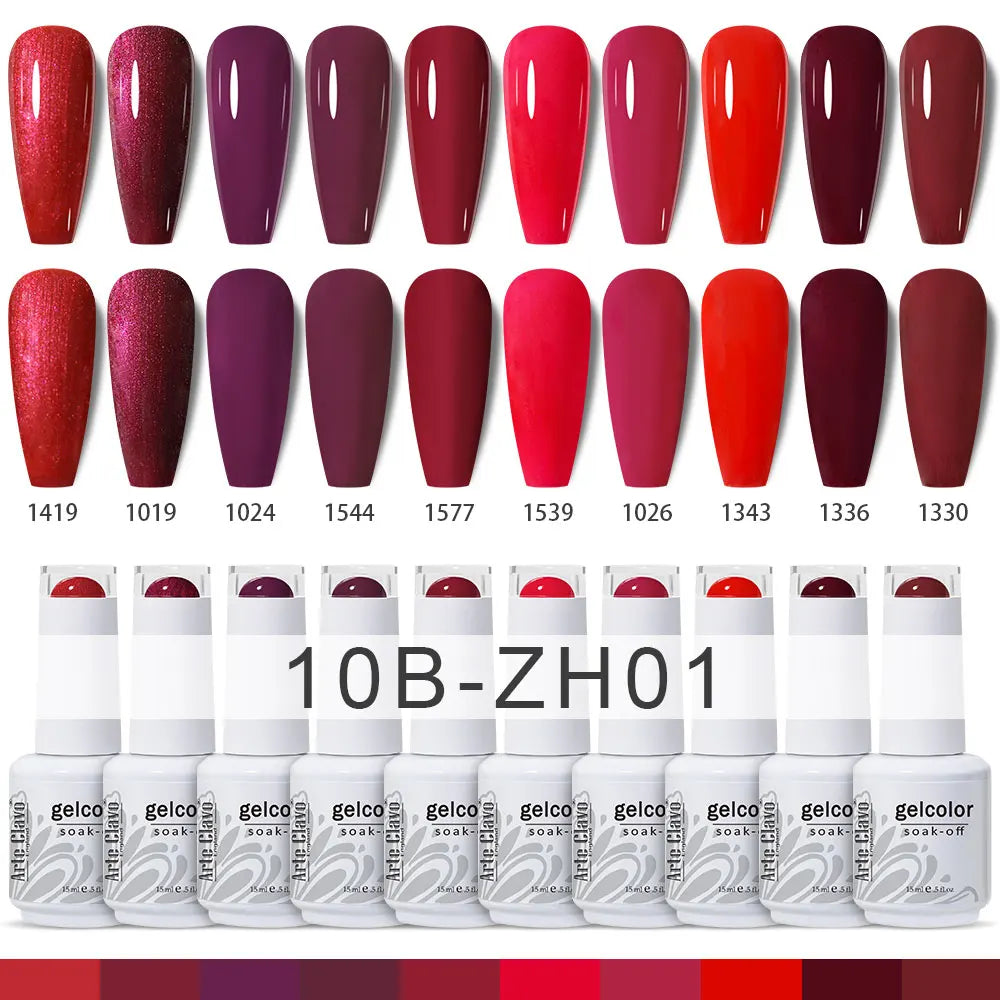 Arte Clavo 15ml UV Gel Nail Polish Summer Colors