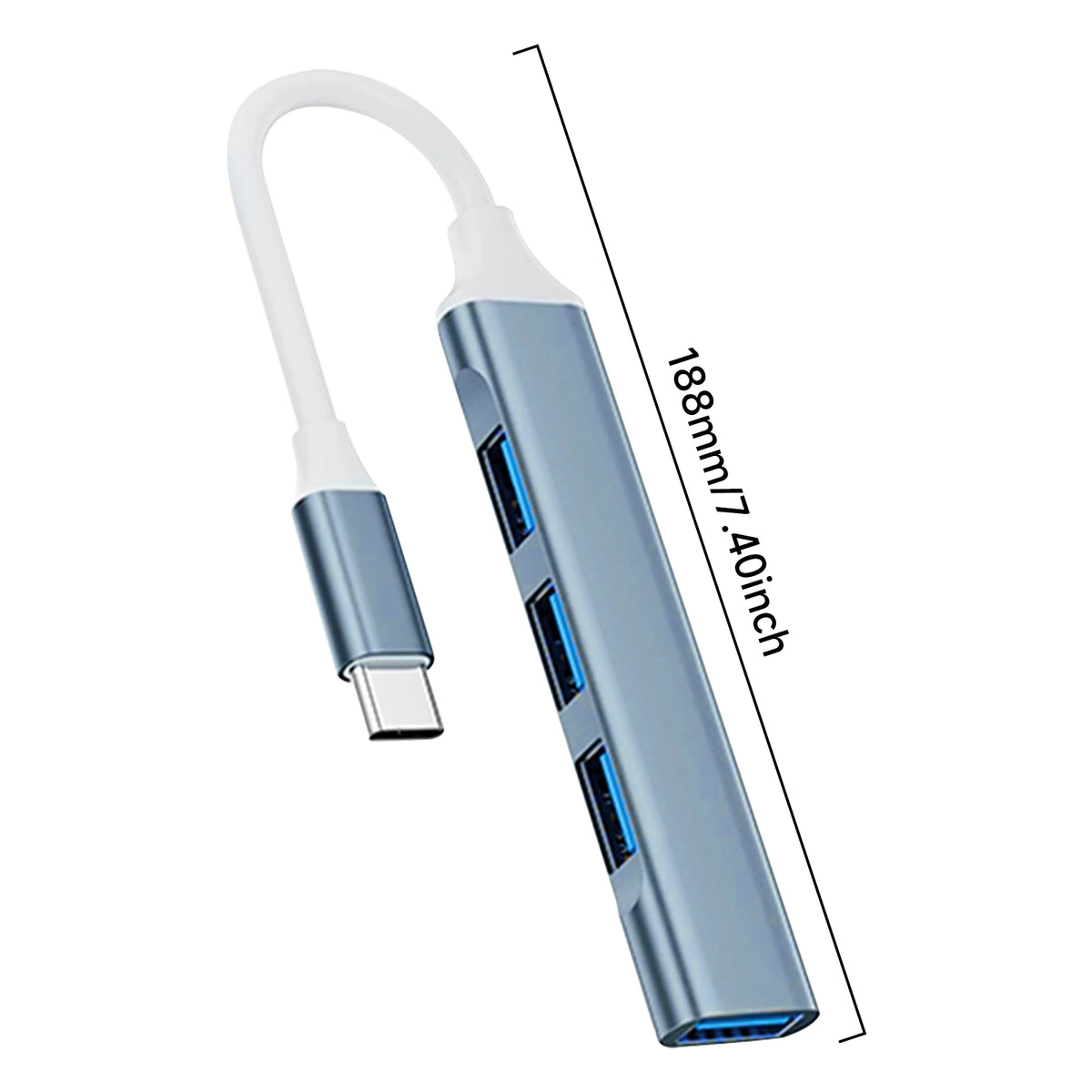 4-in-1 USB C Hub 3.0 Multi-Port Adapter