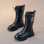 Elegant Zipper Baby Girl Casual Fashion Boots
