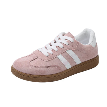 Women Lace-Up Casual Sneakers Breathable Tennis Shoes