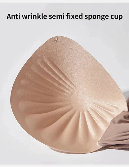 Women's Seamless Wire-Free Bra, Thin Style, Large Size