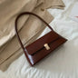 Luxury Women's Crossbody Shoulder Bag in Solid Color
