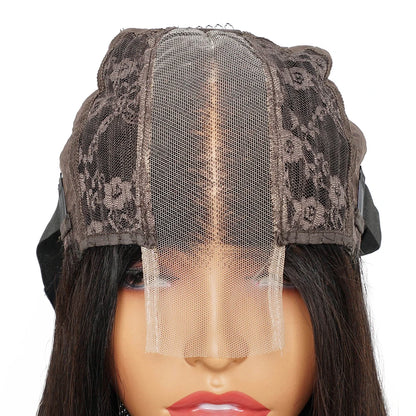 KissHair 2x6 Lace Closure Wig Remy Brazilian Hair