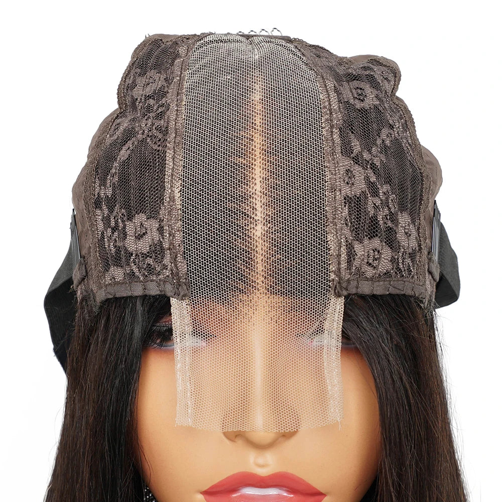 KissHair 2x6 Lace Closure Wig Remy Brazilian Hair