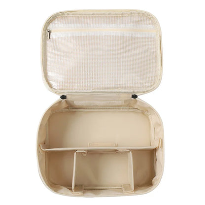 Large Capacity PU Cosmetic Bag for Travel