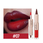 Black Brown Tapered Lip Liner and Lip Gloss Duo