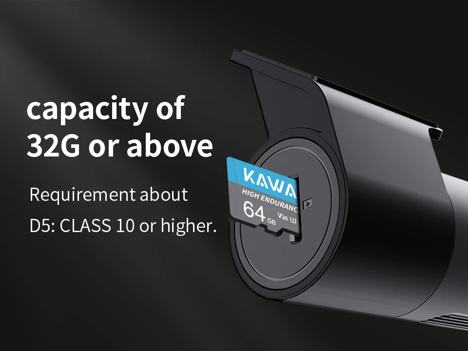 KAWA D5 2K Dash Camera with WiFi and Voice Control